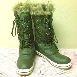 DONATING TOMORROW - Army Green Boots
